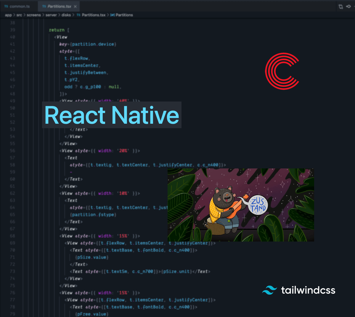 React Native app built with zustand and tailwind