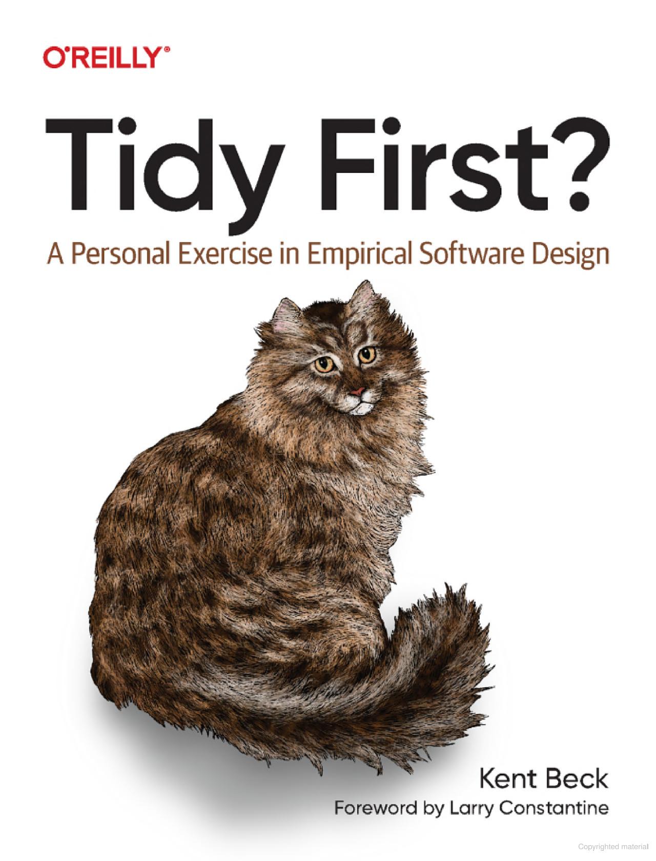 Tidy first?, Kent Beck (2023)